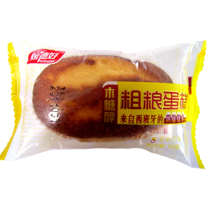 烤德好木糖醇粗粮蛋糕玉米味33g图片