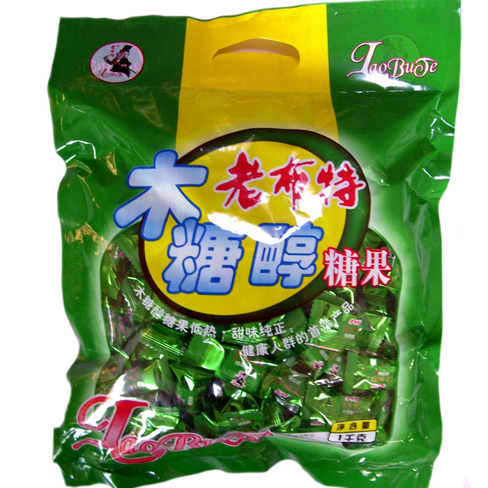 老布特木糖醇绿茶酥糖1000g-老布特木糖醇绿茶酥糖，北京特产