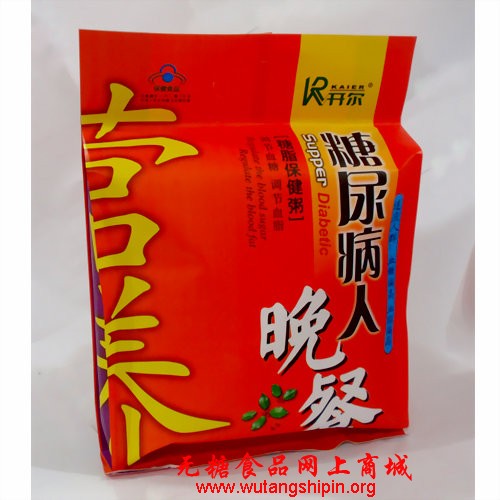 开尔糖尿病人糖脂保健粥晚餐红袋450g图片