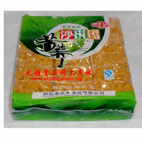 正中苦荞麦芽糖醇沙琪玛708g图片